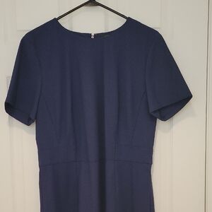 Ann Taylor Curvy Fit Navy Dress